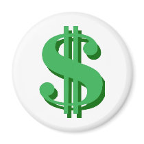 $ dollar-sign magnet