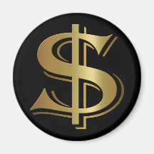 Dollar Sign Magnet