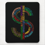 Dollar Sign mouse pad mousepad