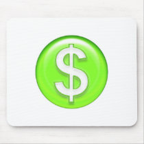 dollar  sign mousepads