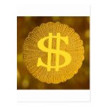dollar sign post cards