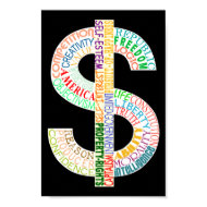 Dollar Sign Poster print