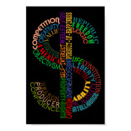 Dollar Sign Poster print