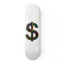 Dollar Sign Skateboard by Patriot_Resistance Dollar Sign Skateboard