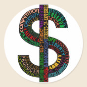Dollar Sign Sticker