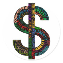 Dollar Sign Sticker