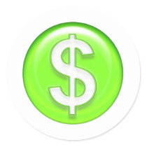 dollar sign stickers by kiddee dollar sign stickers