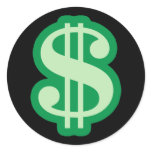 Dollar Sign stickers