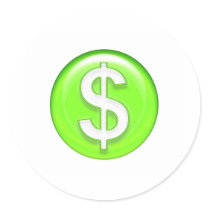 dollar sign stickers by kiddee dollar sign stickers
