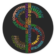Dollar Sign Sticker sticker