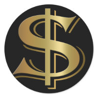 Dollar Sign Stickers sticker