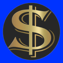 Dollar Sign Stickers