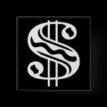 Dollar Sign - White buttons