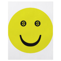dollar smile icon flyers