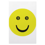 dollar smile icon stationery