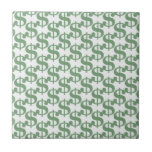 Dollar symbol pattern ceramic tiles