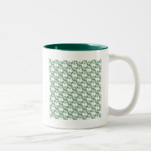 Dollar symbol pattern coffee mug