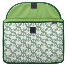 Dollar symbol pattern sleeves for MacBooks