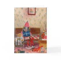 Dollhouse Birthday Mouse and Baby cards by CSiravo Dollhouse Birthday Mouse and Baby cards