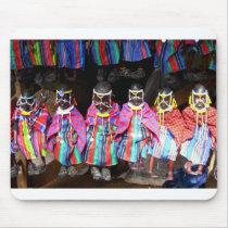 DOLLS IN A KENYAN MARKET mousepads