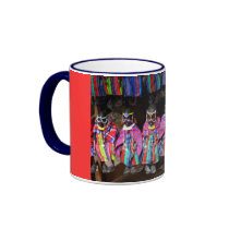 DOLLS IN A KENYAN MARKET mugs