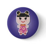Dolly Alice Blue Button