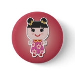 Dolly Alice Reddish Button