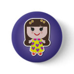 Dolly Bianca Blue Button