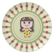 Dolly Bianca Plate 10 Green
