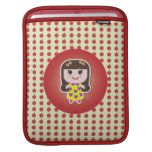 Dolly Bianca Red iPad Sleeve