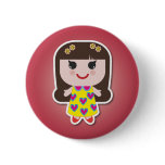 Dolly Bianca Reddish Button