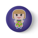 Dolly Christy Blue Button