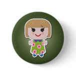 Dolly Christy Green Button