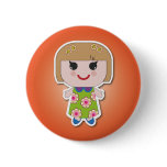 Dolly Christy Orange Button