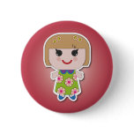 Dolly Christy Reddish Button
