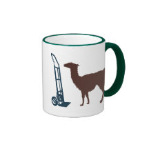 Dolly llama coffee mug