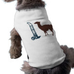 Dolly llama dog tshirt