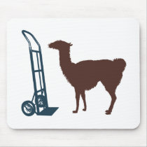 Dolly llama mousepads by magarmor Dolly llama mousepads