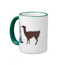 Dolly llama mugs