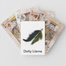 Dolly Llama Playing Cards