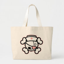 Dolly RN Heart Tote Bags