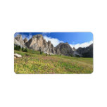 Dolomías de Cirspitzen Etiqueta De Dirección