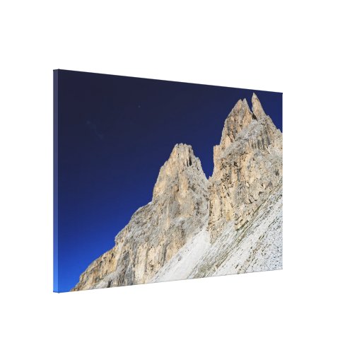 Dolomías en la mañana impresión en lienzo estirada