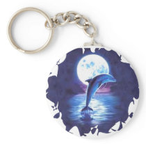 dolphin-8 key chain