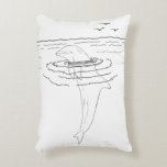 Dolphin Adult Coloring Pillow