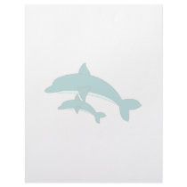 Dolphin And Baby letterhead by mydeas Dolphin And Baby letterhead