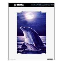 Dolphin and Baby NOOK Decals