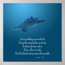 Dolphin and Baby Print
