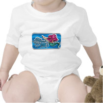 Dolphin and Mermaid t-shirts