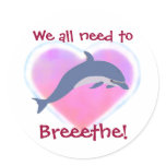 Dolphin Breathee sticker